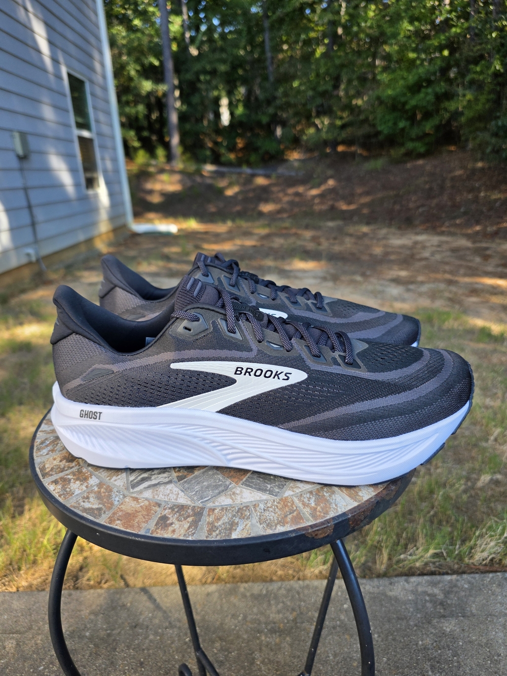 Brooks Ghost 18 1104931D090 Black Running Shoes Sneakers Men's Size 14 Worn 1x